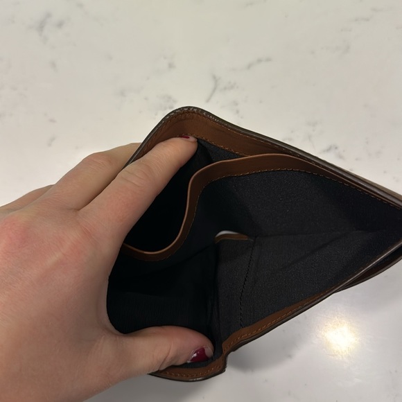 Authentic men’s cognac colored Burberry wallet from Italy. Originally $490 - Picture 3 of 5